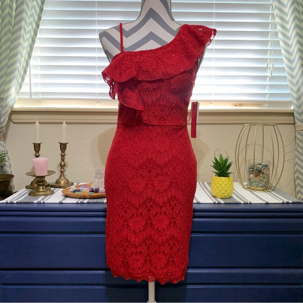 Red Lace Dress | My Michelle